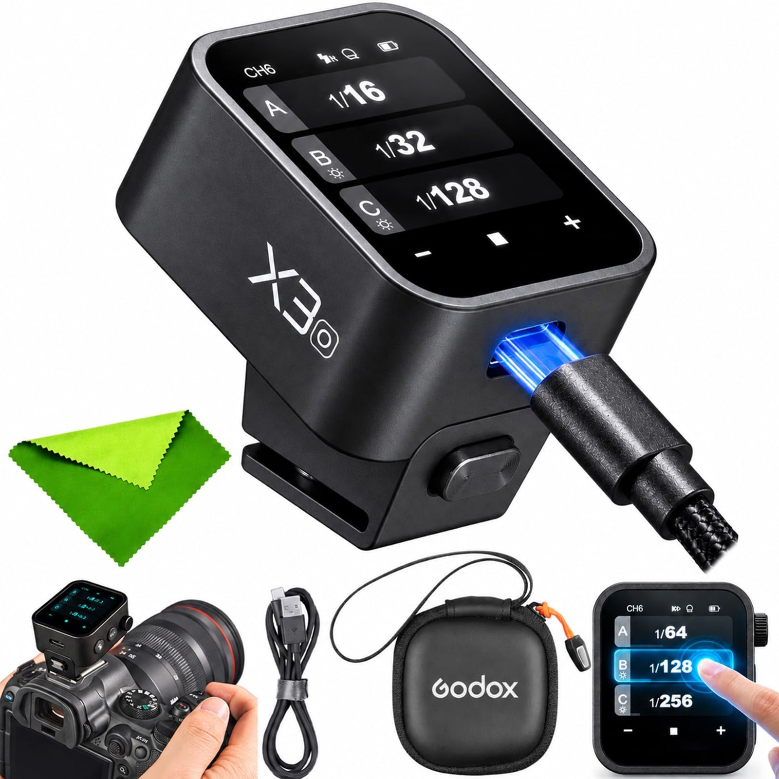Amazon | Godox X3-O タッチスクリーン TTL ワイヤレスフラッシュ